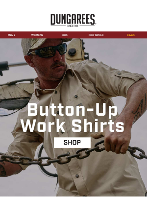 Dungarees - The Best Button Ups for Any Job