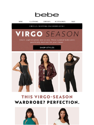 bebe - Hey Virgo, Align Your Style with Your Stars 🔮