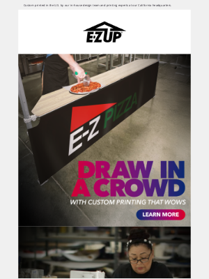 EZUP Instant Shelters - Draw In a Crowd With Canopy Tents That WOW