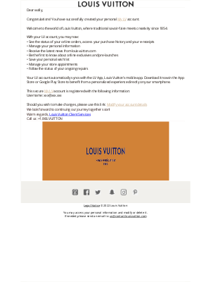 Louis Vuitton - Welcome to your MyLV account