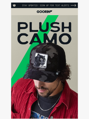 Goorin Bros. - Plush Camo: Soft Touch, Hard Style.