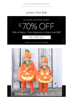 Williams Sonoma - Costumes made for your little pumpkin 🎃