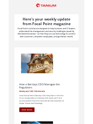 Tanium - Your weekly digest from Tanium