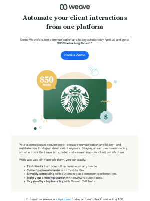Weave - Client texting and billing, simplified 💬 💳