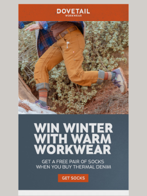 Dovetail Workwear - FREE Socks With Thermal Pants!