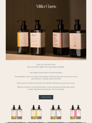 Miller Harris(United Kingdom) - NEW IN: Bath & Body Sets