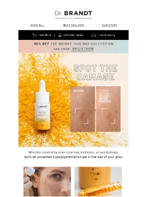 dr. brandt Skincare - Spot The Damage