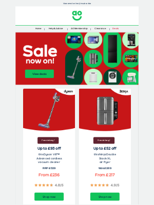 AO (United Kingdom) - Easter DEALS | Up to £93 off 🛒