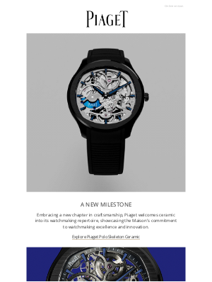 Piaget - Discover a bold new creation.