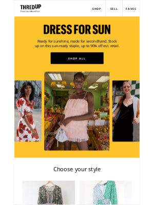 thredUP - 👗 DRESS DEALS 👗 Save on summer looks