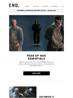 END. - New arrivals from Fear of God ESSENTIALS - shop now