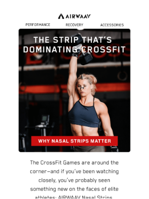 AIRWAAV - The Nasal Strip Taking Over the CrossFit Games