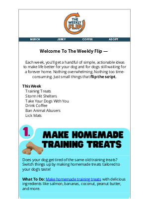 The Dog Bakery - 🔄 The Weekly Flip