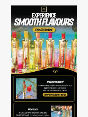 AU Vodka (United Kingdom) - Flavours Like You’ve Never Tasted Before 👀