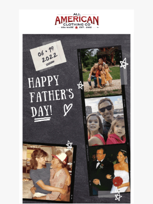 allamericanclothing - Happy Fathers Day - 20% Off Ends Today