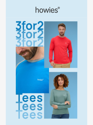 Howies (United Kingdom) - 3 for 2 - Organic Long Sleeves
