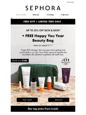 Feelunique (United Kingdom) - Patricia, FREE Happy You Year Beauty Bag, worth over £105 ✨