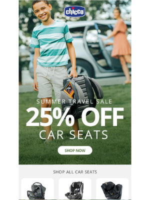 Chicco - Kickstart Summer with 25% off Car Seats! ☀️