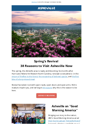 Visit Asheville - Six Months After Helene: Seeing is Believing