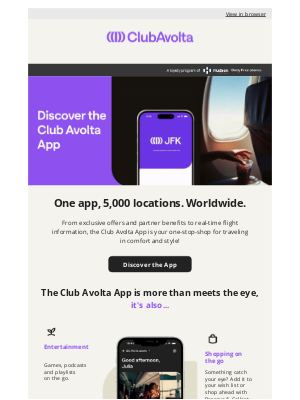 Club Avolta - The Club Avolta App is here