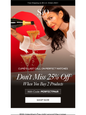 SiO Beauty - Last call! 25% off the perfect pair