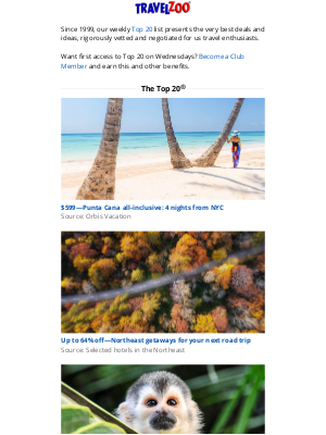 Travelzoo - This Week's Top 20