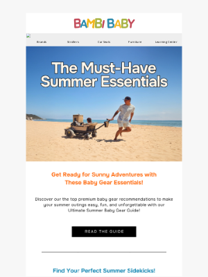 Bambi Baby Store - ☀️ Gear Up For The Summer With Our Ultimate Essentials Guide!