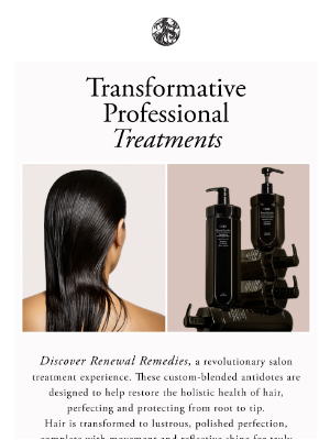 Oribe - Transformative Treatments | Discover Renewal Remedies