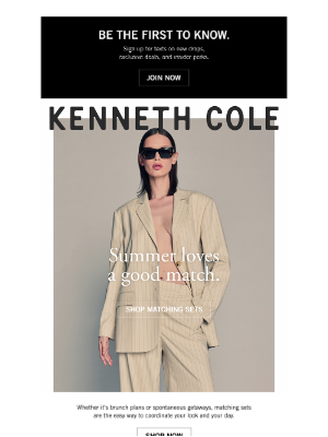 Kenneth Cole - Match your summer