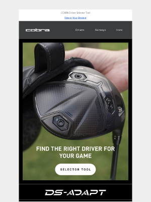 Cobra Golf - Find The Driver To Fit Your Game