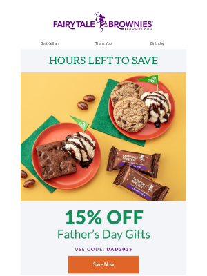 Fairytale Brownies - Father's Day sale ends tomorrow!