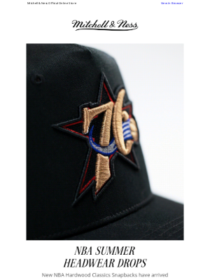 Mitchell & Ness Nostalgia Co - SUMMER DROPS | New NBA HWC Headwear