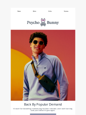 Psycho Bunny - The Crossbody Bag is Back