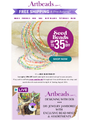 Artbeads - 😍 Seed Beads Galore – Save Up to 35%!