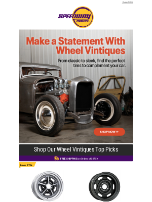 Speedway Motors - Wheel Vintiques Provides Quality Steel Wheels for Collector and Classic Cars