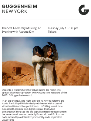 Guggenheim Museum - An evening with Ayoung Kim