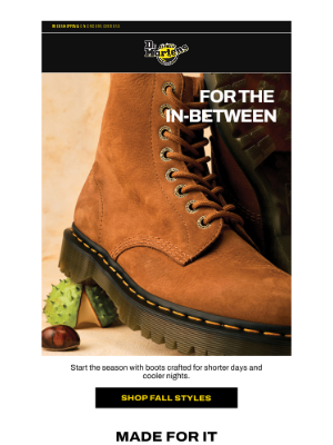 Dr. Martens - Is that a slight chill in the air?