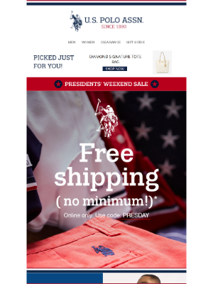 U.S. Polo Assn. - 🇺🇸 Keep the savings going—free shipping still available!