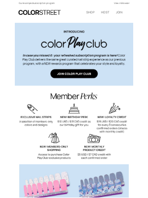 Color Street - You’re invited to our Color Play Club 💌