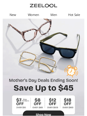 Zeelool - Mother's Day Deals Ending Soon!