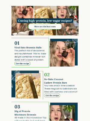 SweetLeaf Stevia® - Craving high-protein, low-sugar recipes