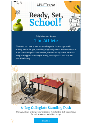 Uplift Desk - Back to School: The Ultimate Workspace for Student Athletes 🥇