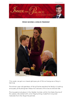 GB News (United Kingdom) - Inside The Palace: George training to be King? | Charles surprises school children | Great Seal