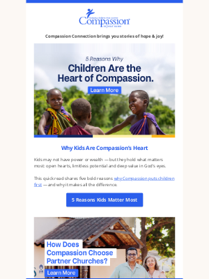 Compassion International - Want to change the world? Start with a child.