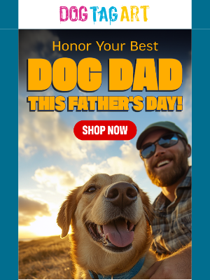 Dog Tag Art - 🐾 Gift Alert: Dad’s Fur-Baby Needs a Tag!