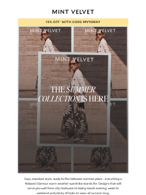 Mint Velvet (United Kingdom) - Get 15% off* the new collection