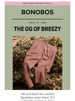 Bonobos - Linen: Everything You Need to Know