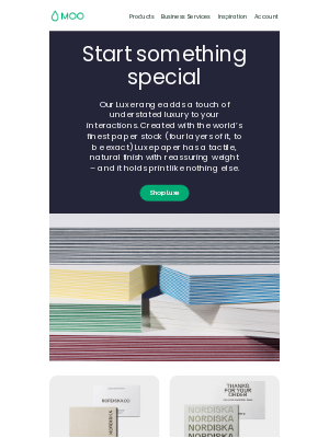 Cards that start conversations