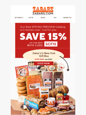 Zabar's - Order & Save 15% • Our NEW SPRING PREVIEW is in homes!