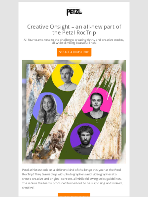 Petzl - All the Creative Onsight videos from the 2022 Petzl RocTrip